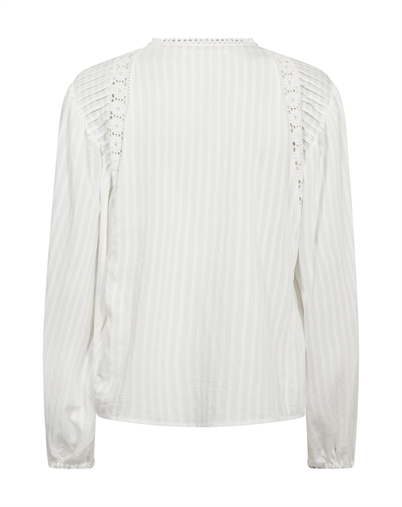 Co´Couture - SenneCC Lace Bluse - White